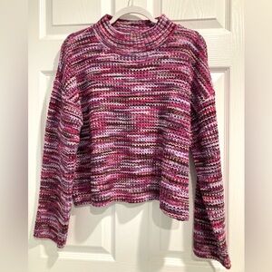 NWOT Wynter Women Large Multicolor Soft Pullover Sweater
